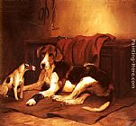 George Wright Waiting for Master painting